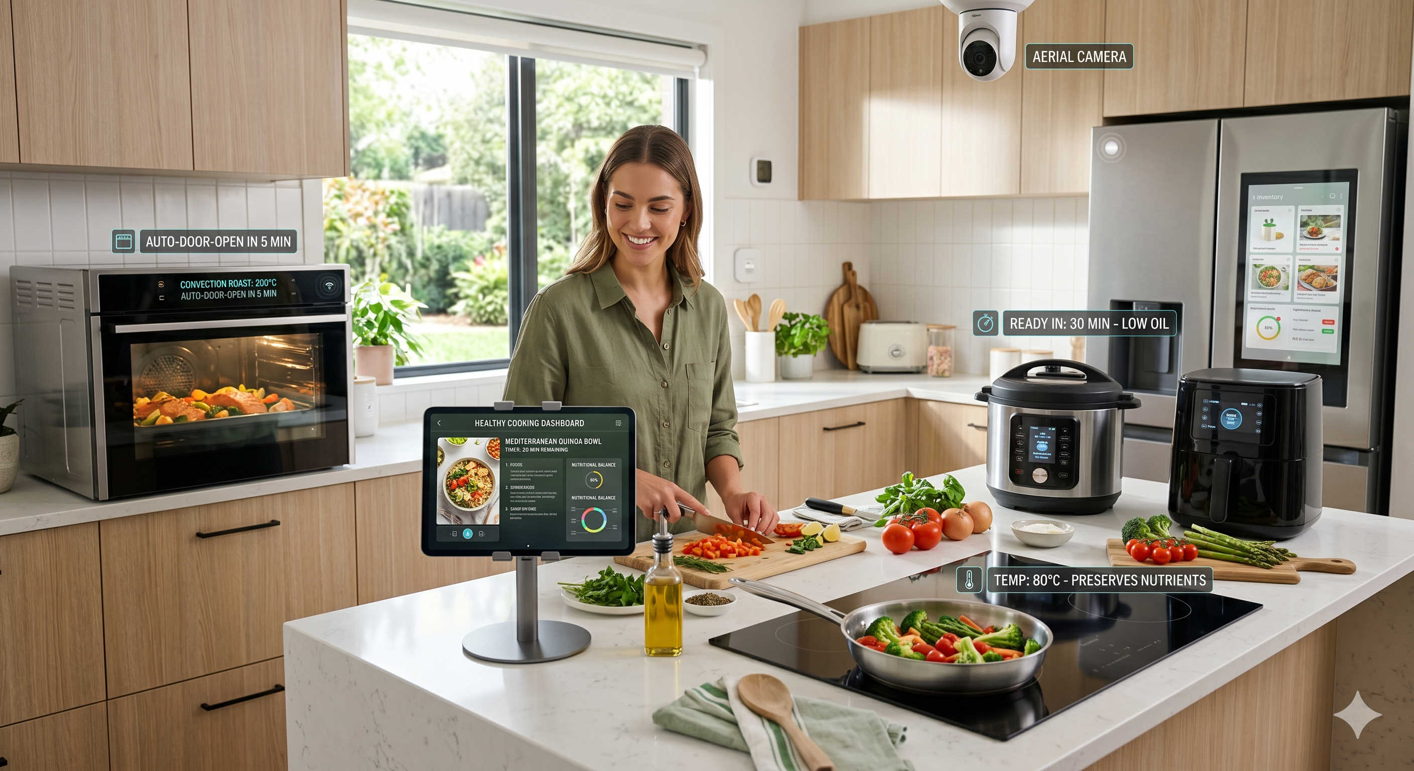 Healthy Cooking Tips Using Smart Kitchen Appliances
